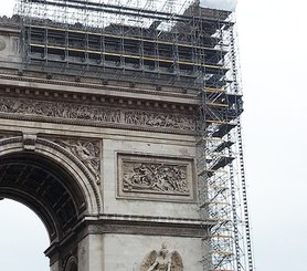 Rehabilitación Arco de Triunfo, París, Francia