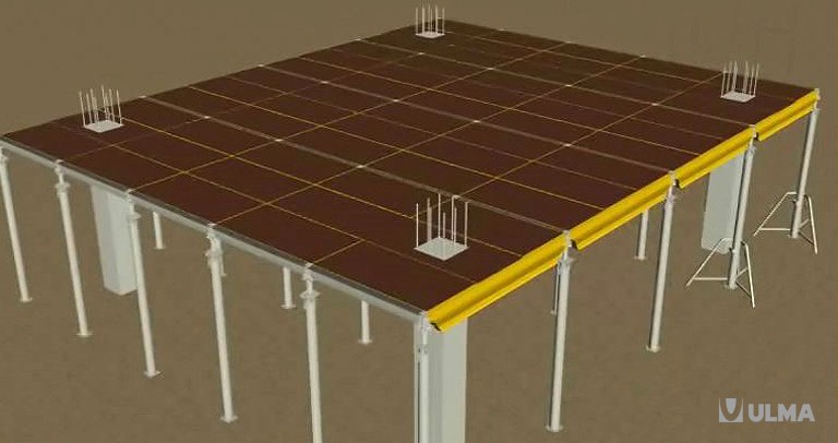 Encofrado de losa modular de aluminio CC-4