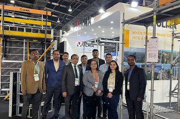 Buena acogida del encofrado modular recuperable ONADEK en Bauma Conexpo India