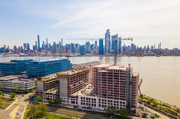 Productividad y seguridad en la edificación de 800 Harbor Boulevard de Nueva Jersey