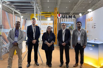 Las soluciones de ULMA suscitaron gran interés en la feria de la construcción Excon de India