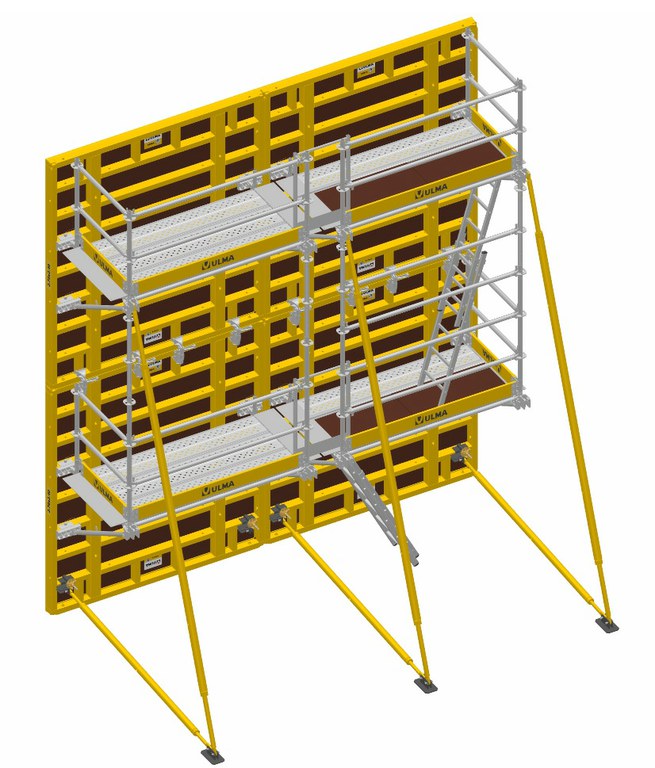 ULMA diseña la nueva plataforma de seguridad SBU para trabajos de construcción