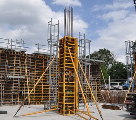 Construcția de stâlpi cu cofraj ORMA